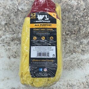 Wells Lamont All Purpose Yellow Work Gloves - 12 Pair